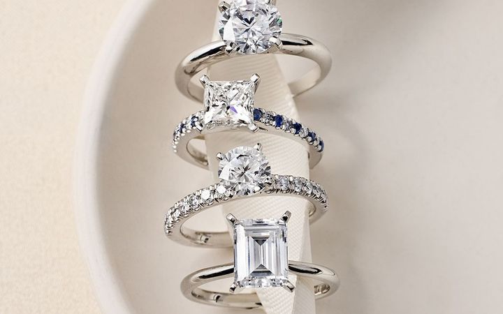 Four different Engagement Rings